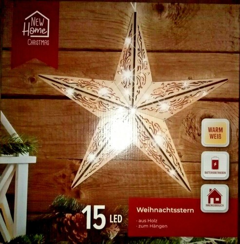 Weihnachtsstern aus holz - xl,