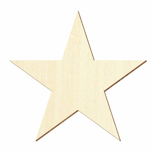 Holz stern zacken deko - holz, 5