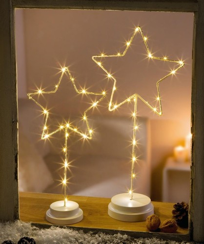 Led sterne 50 cm hoch - 40, +