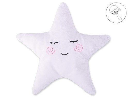 Kuschelkissen stern mit - kuschelkissen,