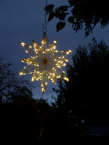 Led weihnachtsstern drahtstern - led,