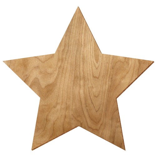 Holz stern aus birke rustikal - holz,