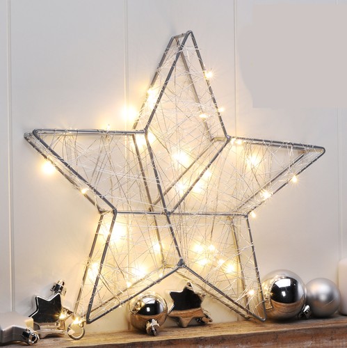 Metall weihnachts stern mit - stern,