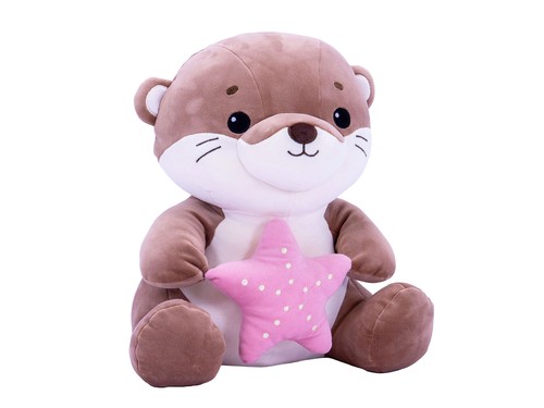 Otter mit seestern - mit, plüsch