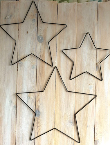 3er set metallstern stern - 3er,